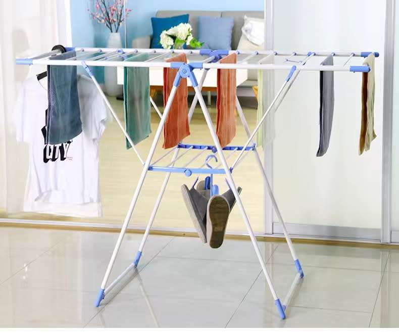 Multifunctional Clothes Drying Rack Gull-Wing Folding Baby Clothes Drying Rack