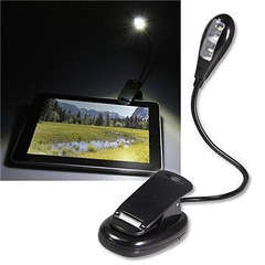 Clip-on Bright LED Reading Light for Amazon Kindle