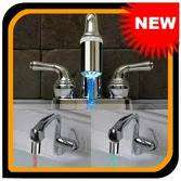 Turn on your faucet and the LED light in this water-activated Faucet Light automatically illuminates