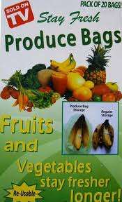 Re-Usable Stay Fresh Produce Bags