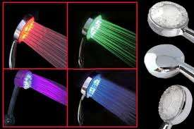 LED Color Changing Shower Head for shower and bath
