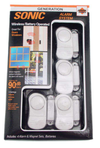 SONIC WIRELESS DIY SECURITY DOOR AND WINDOW ALARM SYSTEM