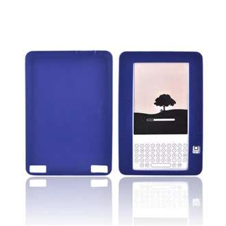 Soft Silicone Skin Case Cover for Amazon Kindle 3 - (3G, 3G and Wifi) HOT! -Blue