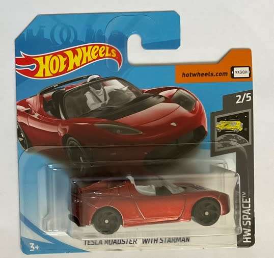 Hot Wheels Tesla Roadster with Starman