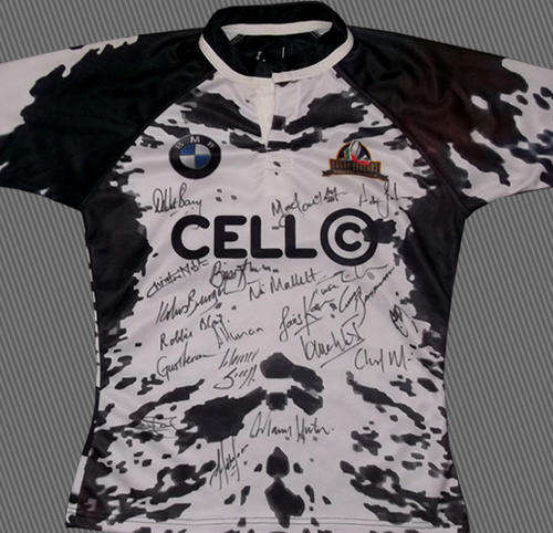 2014 - South African Rugby Legends Signed jersey, signed by 20 Legends.