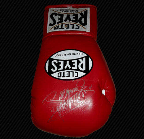 Manny Pacquiao signed boxing glove