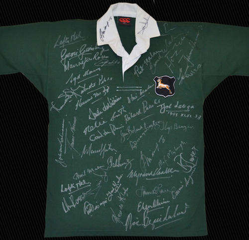 SPRINGBOK LEGENDS SIGNED JERSEY - sale TODAY ONLY