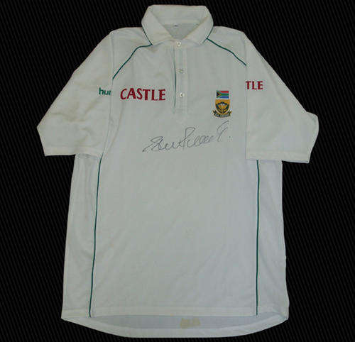 SHAUN POLLOCK SIGNED SA TEST SHIRT