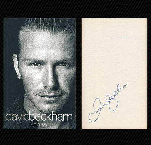 DAVID BECKHAM SIGNED AUTOBIOGRAPHY