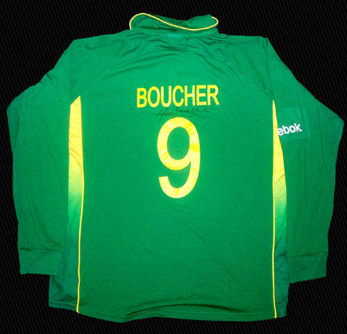 MARK BOUCHER'S ONE DAY SHIRT SIGNED  - ONE DAY AUCTION