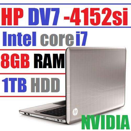 NEW HP DV7 {CORE i7} {CRAZY R1 AUCTION} {8GB RAM} {1TB HDD} {BLU-RAY} {17.3" LED}
