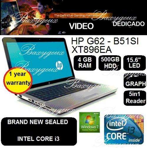 BRAND NEW SEALED UNITS {HP G62 } {CORE i3} {500GB HDD} {4GB RAM} {8 UNITS AVAILABLE}