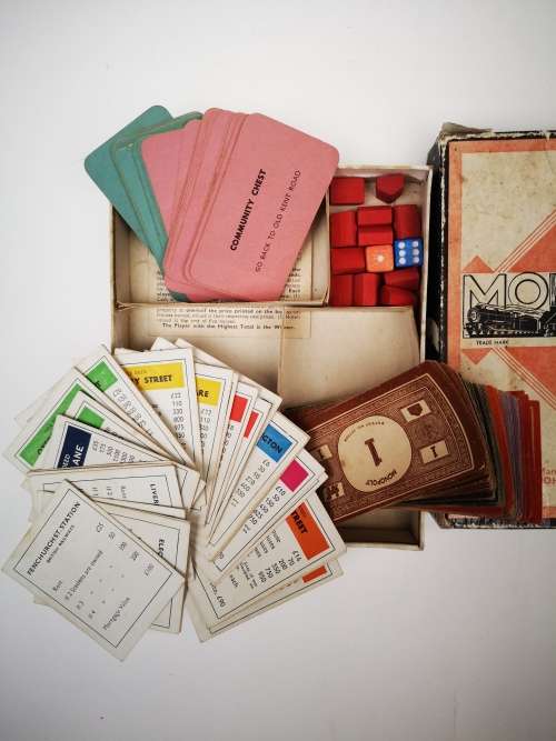 Rare 1930`s Monopoly board game