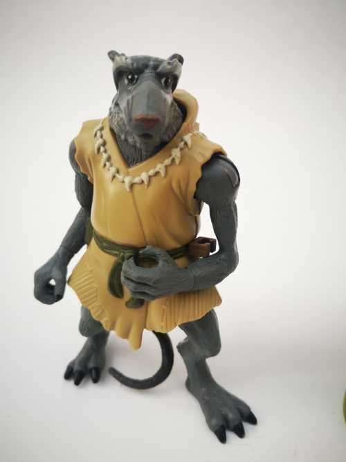 Two ninja turtles action figures