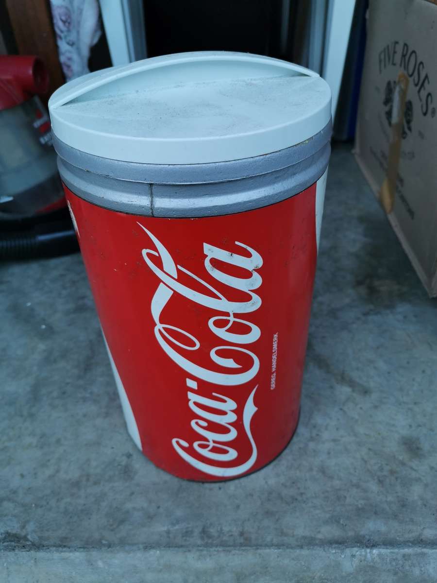 Vintage Coke cooler box.