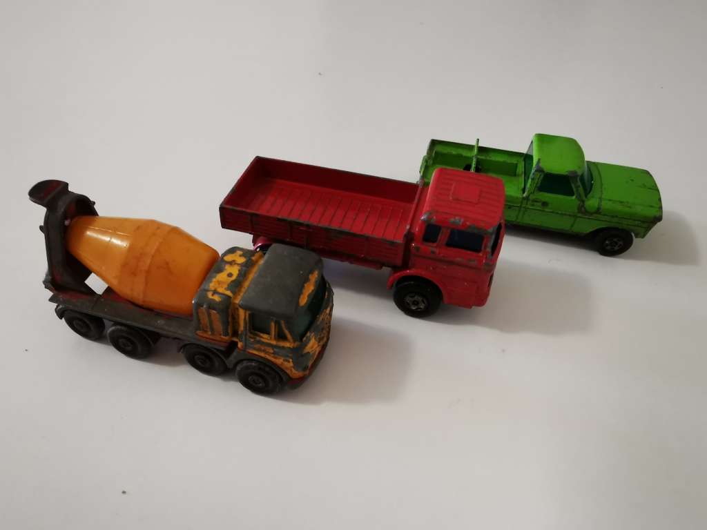 Set of 3 vintage Lesney diecast models 1960's