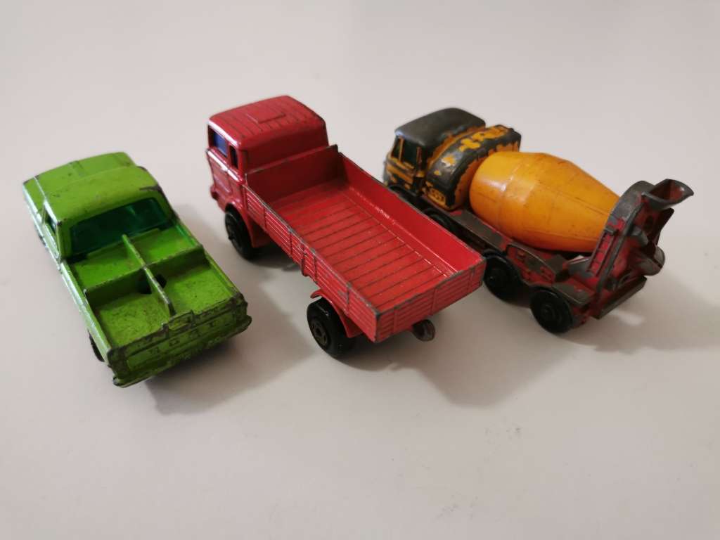 Set of 3 vintage Lesney diecast models 1960's