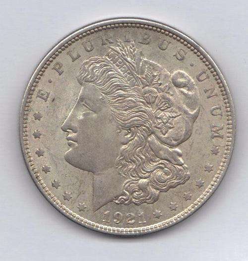 1921 silver morgan dollar