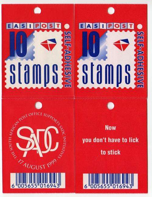 RSA BOOKLETS - 2 EASIPOST BOOKLETS OF 10 - DATES 1999-10-18 & 1999-08-04