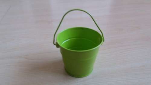 Miniature Green Bucket
