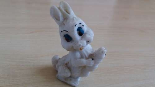 Rabbit Figurine Weather Barometer