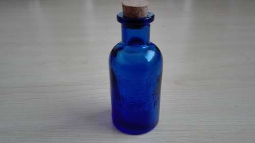 Blue Glass Bottle