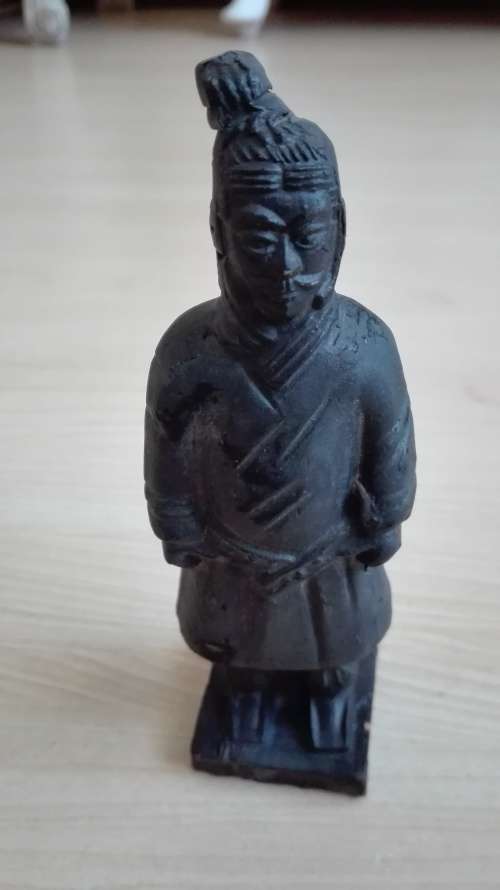 Chinese Terracotta Warrior Figurine (Replica) - height 13cm width 5cm
