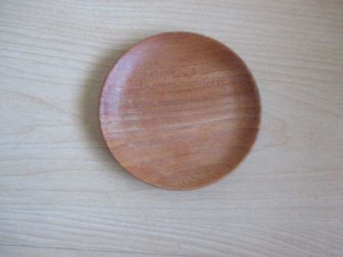 Mini Wooden Plate - width 10cm