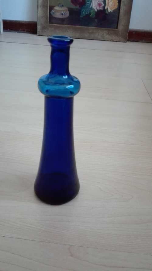 Cobalt Blue Glass Vase