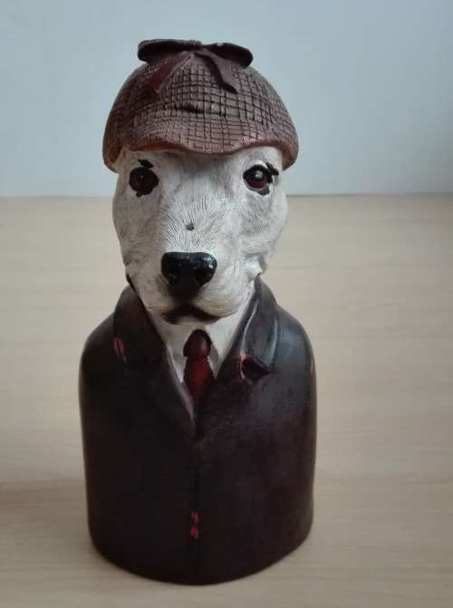 Dog Figurine - height 23cm. width 11cm. depth 11cm