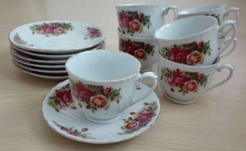 English Rose Cup & Saucer (Regent China)