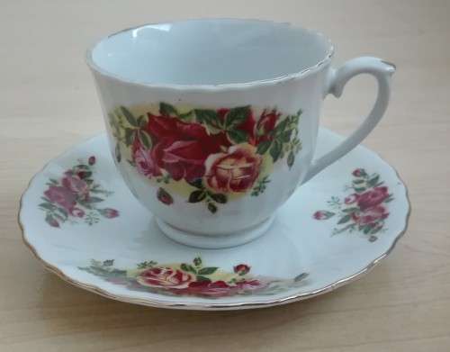 English Rose Cup & Saucer (Regent China)