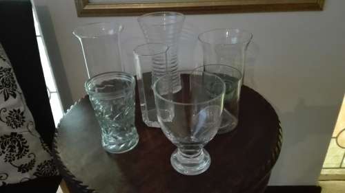 Clear Glass Vases