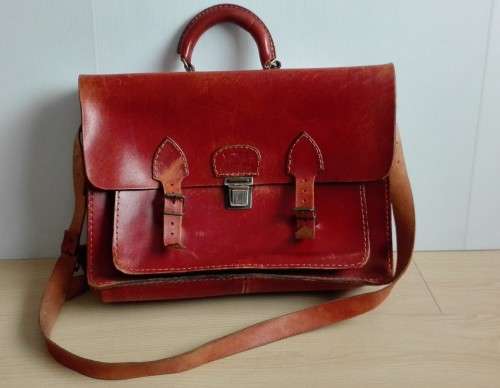 Vintage Genuine Leather Briefcase
