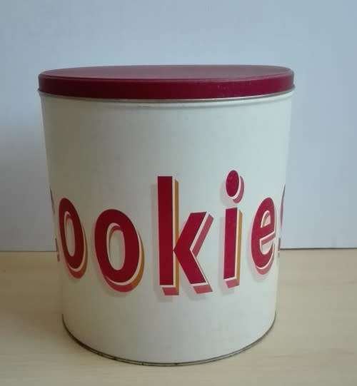 Large Cookies Tin - Empty