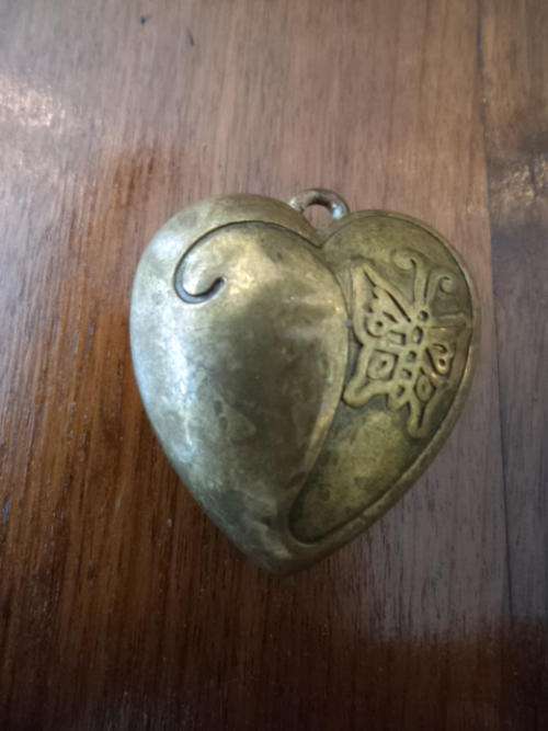 Small Brass Heart