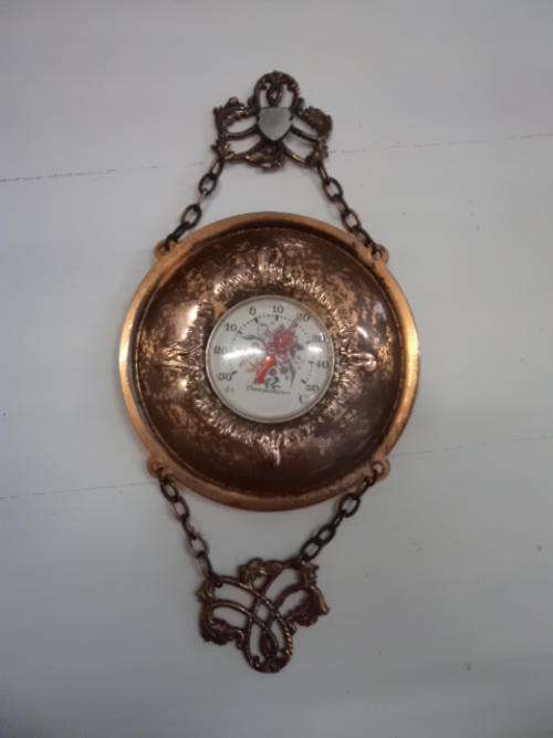 Copper Wall Hanging - Thermometer
