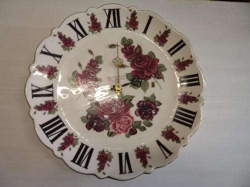 Staffordshire Plate Clock