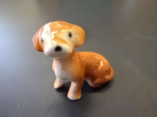 Miniature Dog Figurine