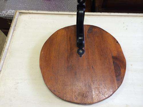 Small Round Wooden Shelf