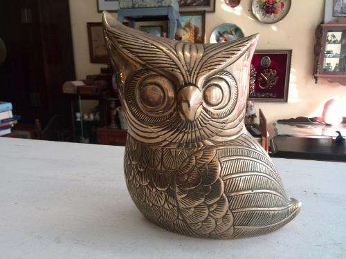 Brass Owl Figurine