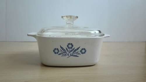 Lidded Corningware Dish - Made in USA
