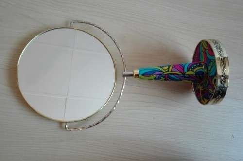 Double Sided Table Mirror on a Stand