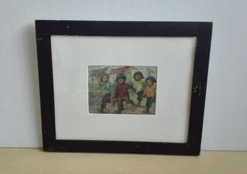 Framed Print: Boys Playing