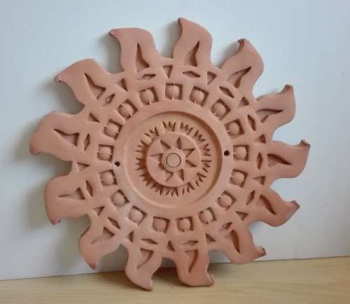 Terracotta Sun Wall Hanging