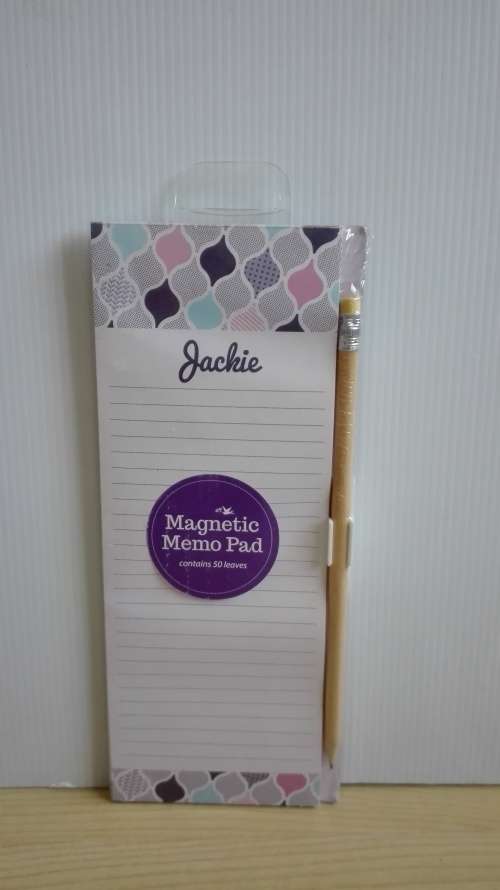 Magnetic Memo Pad - Jackie