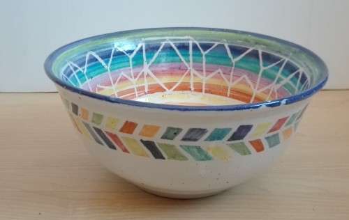 Round Pottery Bowl
