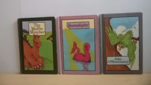 Lot of 3 Stephen Cosgrove Serendipity Books: The Muffin Muncher, Serendipity, Jake O`Shawcasey
