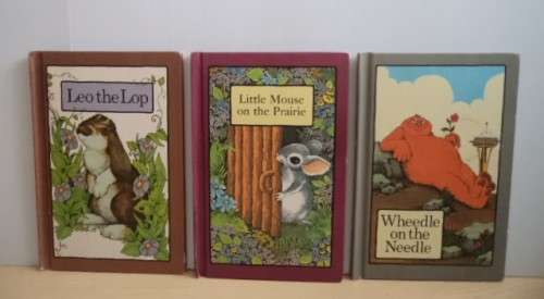 Lot of 3 Stephen Cosgrove Serendip Leo the Lop, Little Mouse on the Prairie, Wheedle on the Needle