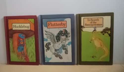Lot of 3 Stephen Cosgrove Serendipity: Hucklebug, Flutterby, In Search of the Saveopotomas